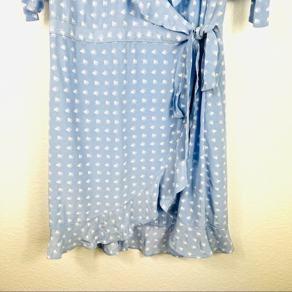 For Love & Lemons Sweetheart Wrap Mini Dress Size S - Picture 9 of 11
